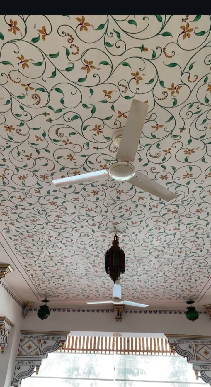 Timeless Floral Celling Artwork