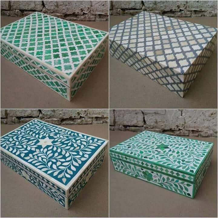 Compact Antique Storage Box